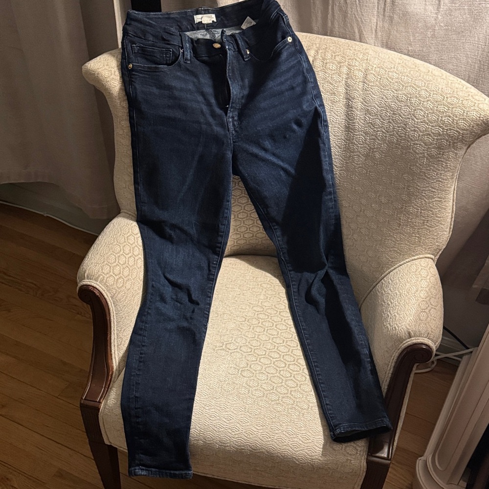 Good American Dark Indigo Skinny Jeans
